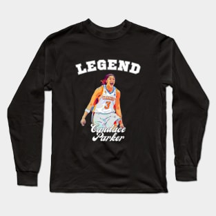 Candace Parker Legend Tennessee Aces Sparks Sky Long Sleeve T-Shirt